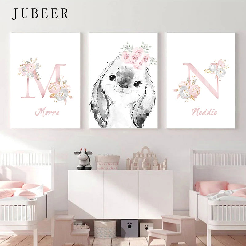 Cute Animal Poster Decoration Bedroom Girl Room Wall